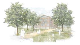 Visualisierung vom Keidelpark von dem Architekturbüro K9 Architekten