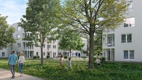 Visualisierung des Bauprojekts Drei-Ähren-Straße Außen